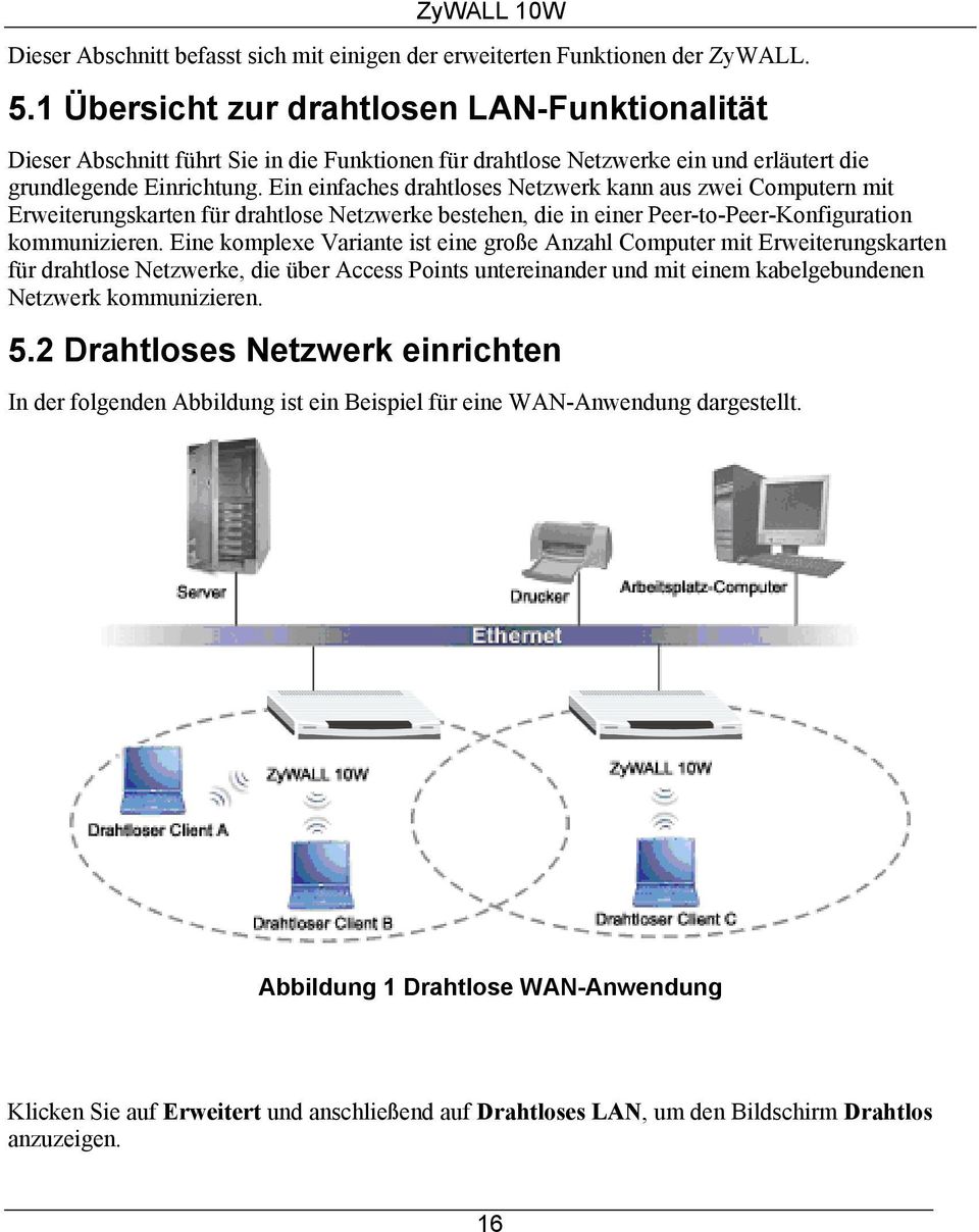 Ein einfaches drahtloses Netzwerk kann aus zwei Computern mit Erweiterungskarten für drahtlose Netzwerke bestehen, die in einer Peer-to-Peer-Konfiguration kommunizieren.
