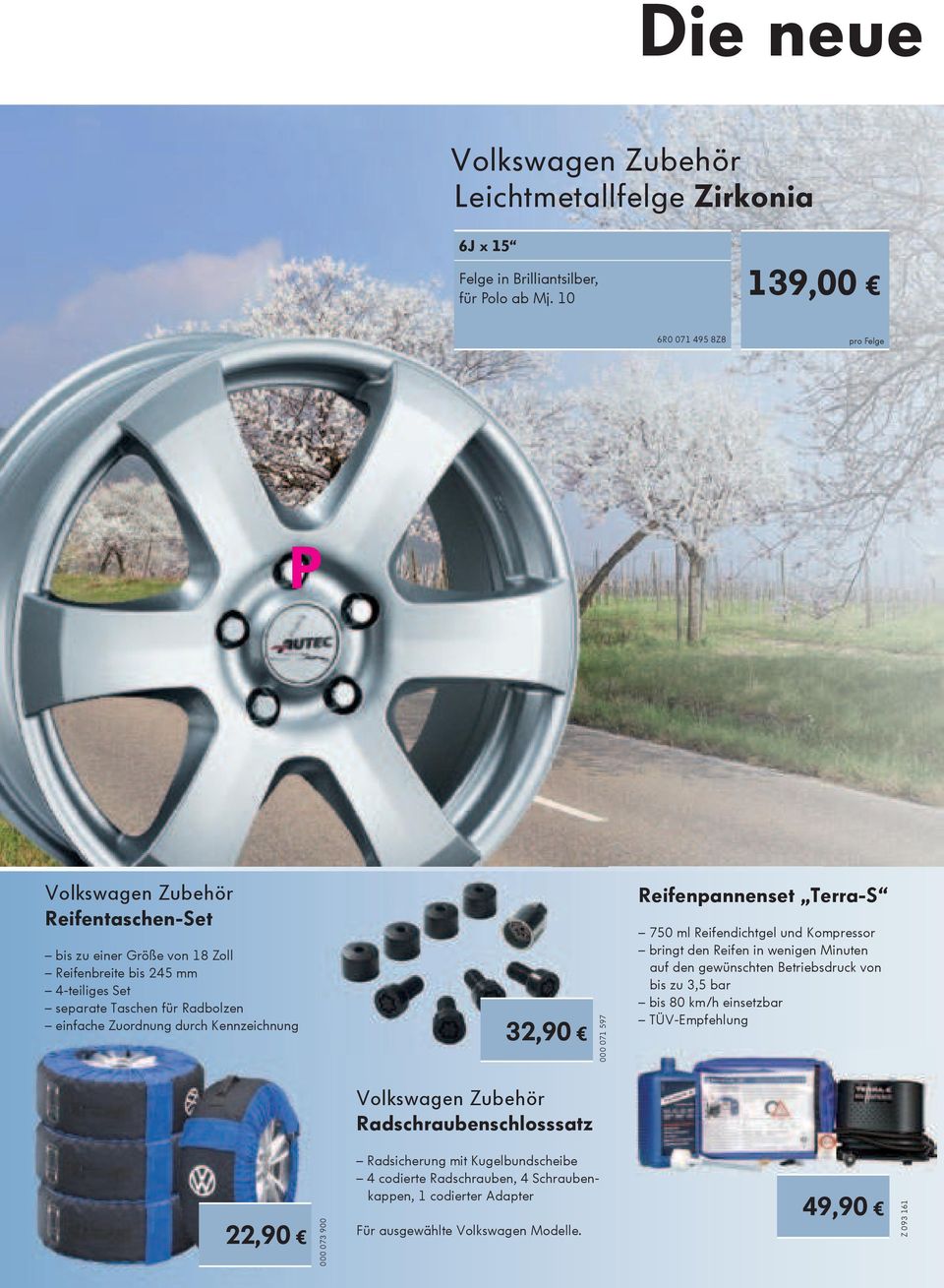 Zuordnung durch Kennzeichnung 32,90 000 071 597 Reifenpannenset Terra-S 750 ml Reifendichtgel und Kompressor bringt den Reifen in wenigen Minuten auf den gewünschten
