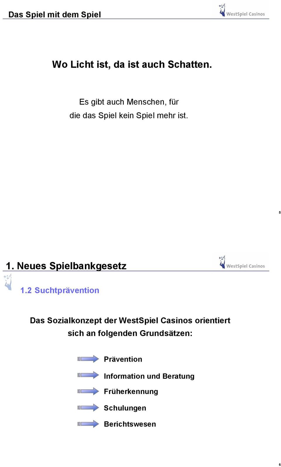 Neues Spielbankgesetz 1.