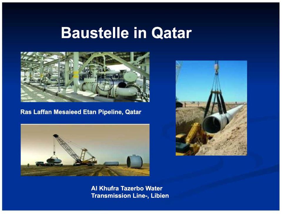 Pipeline, Qatar Al Khufra