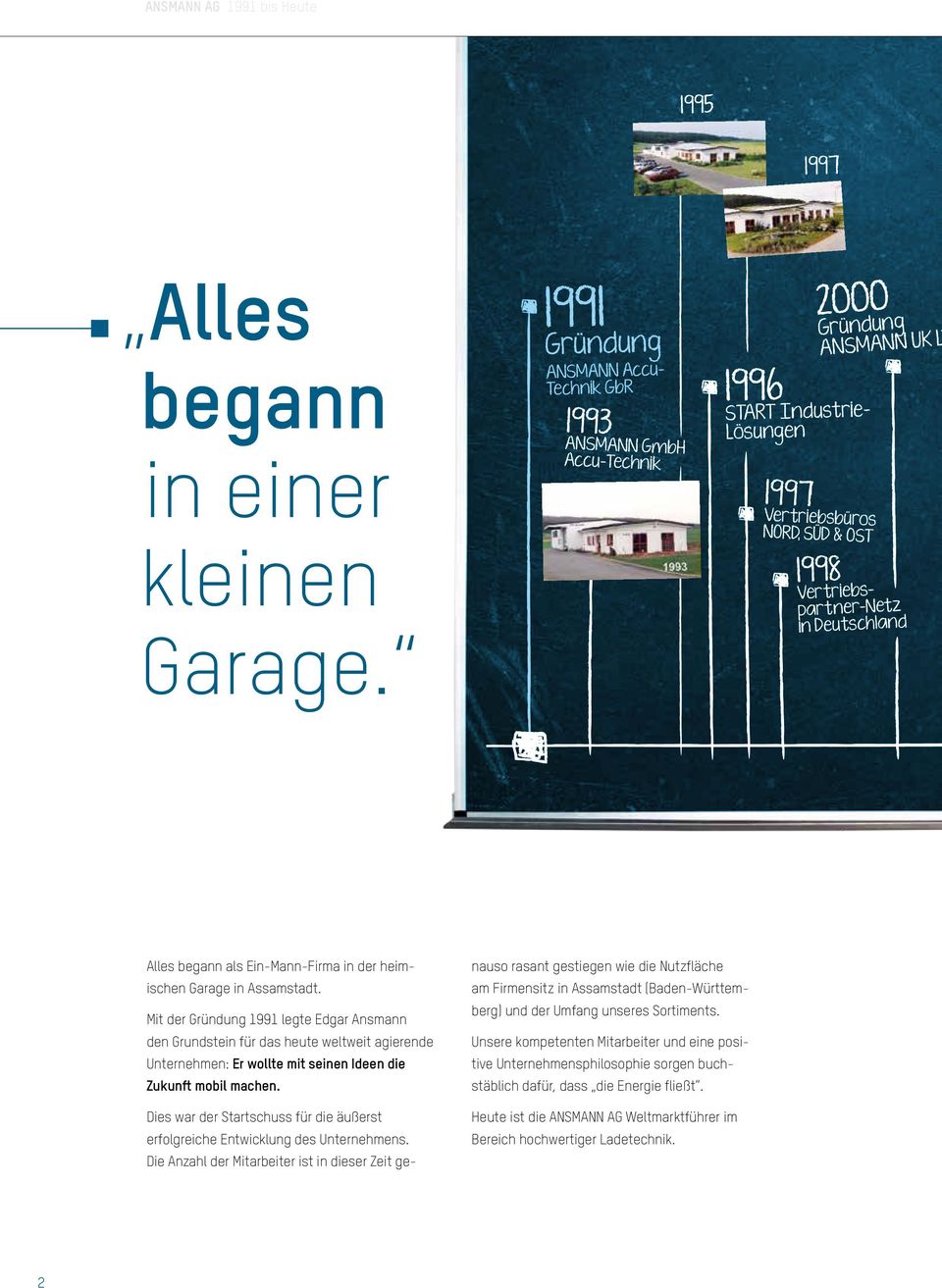 Deutschland Alles begann als Ein-Mann-Firma in der heimischen Garage in Assamstadt.