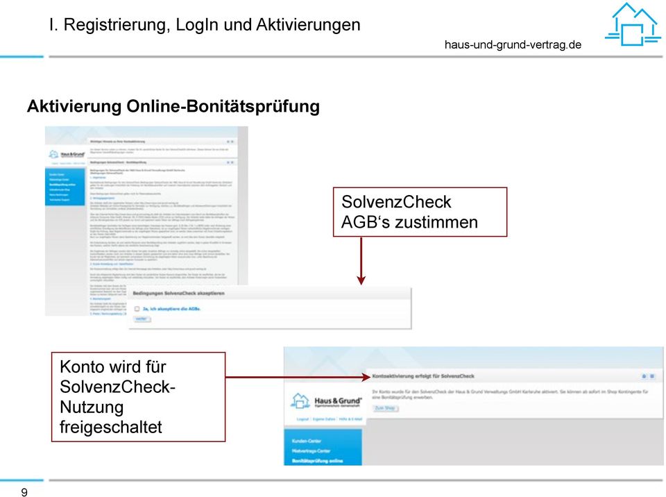 Online-Bonitätsprüfung SolvenzCheck AGB