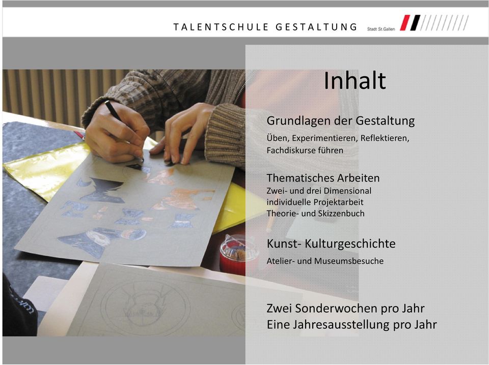 individuelle Projektarbeit Theorie- und Skizzenbuch Kunst- Kulturgeschichte