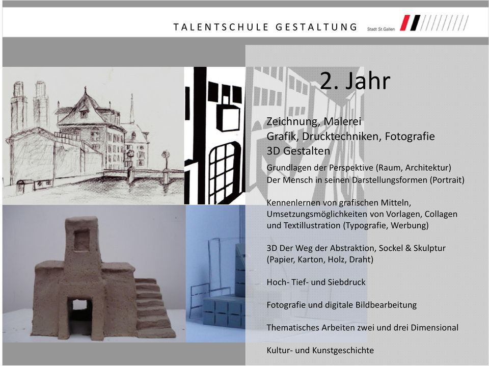 Collagen und Textillustration (Typografie, Werbung) 3D Der Weg der Abstraktion, Sockel & Skulptur (Papier, Karton, Holz, Draht)