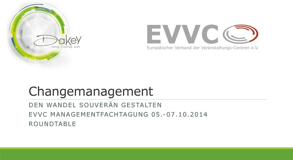 GESTALTEN EVVC