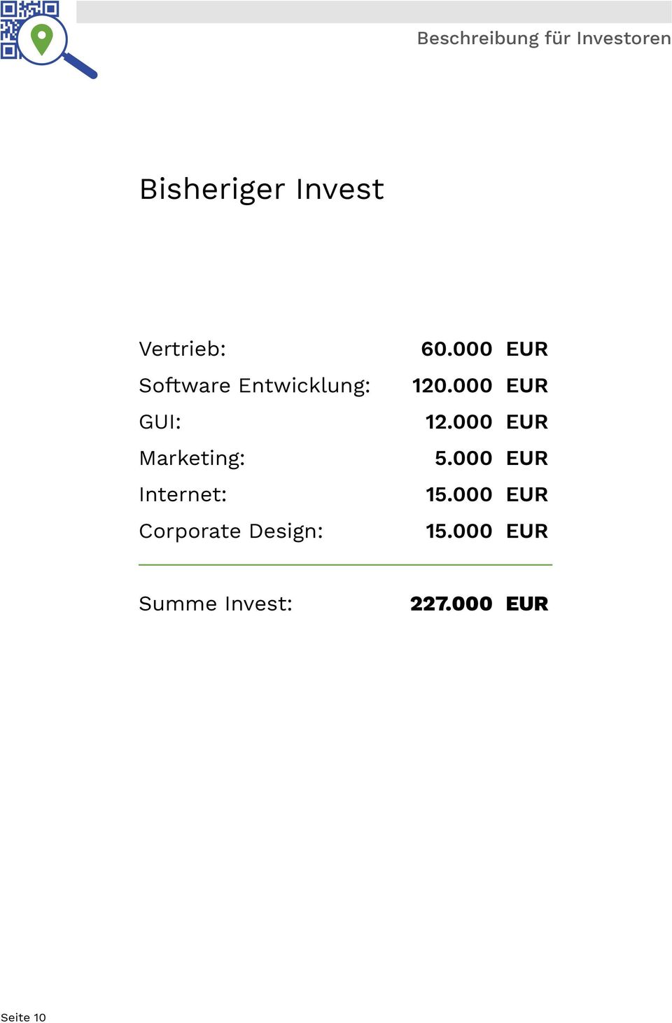 Design: 60.000 EUR 120.000 EUR 12.000 EUR 5.