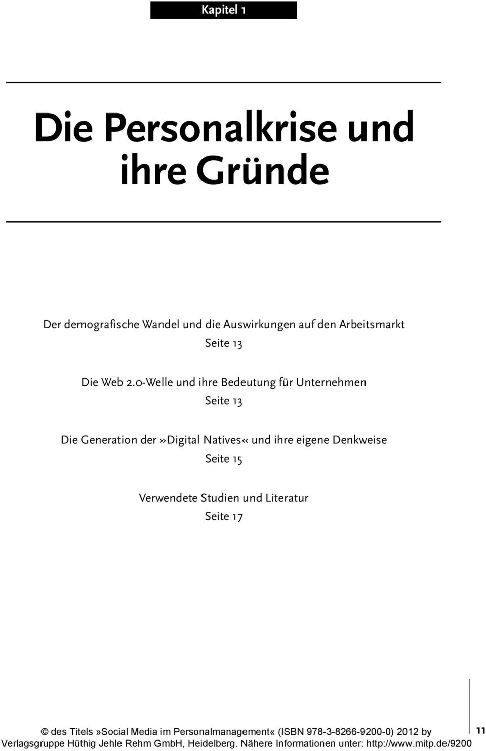 0-Welle und ihre Bedeutung für Unternehmen Seite 13 Die Generation