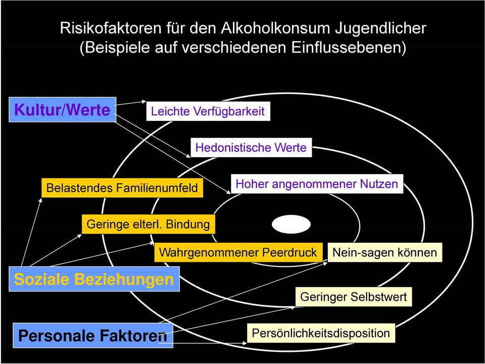 Familienumfeld Hoher angenommener Nutzen Geringe elterl.