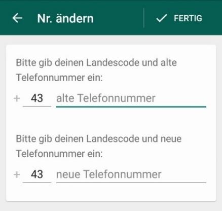 Handynummer ändern So änderst du in WhatsApp deine Nummer, um den Account, der mit der alten Nummer verknüpft war, zu löschen: Android Öffne in WhatsApp das Menü. Gehe zu den Einstellungen.