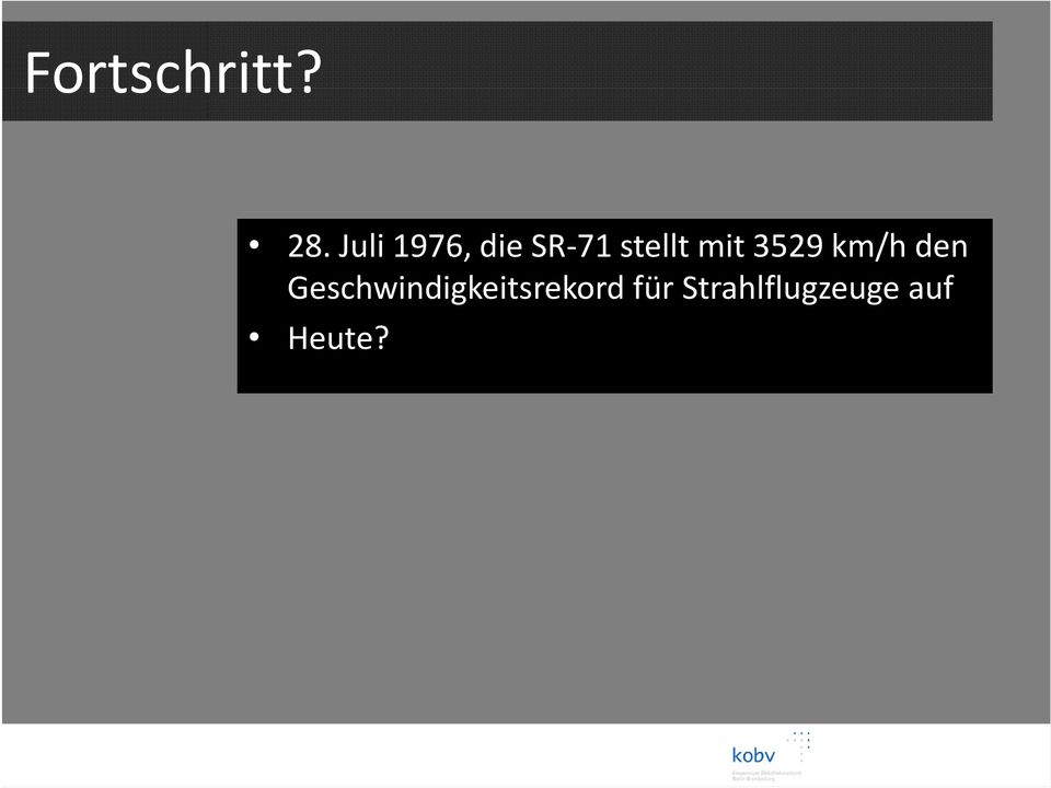 mit 3529 km/h den