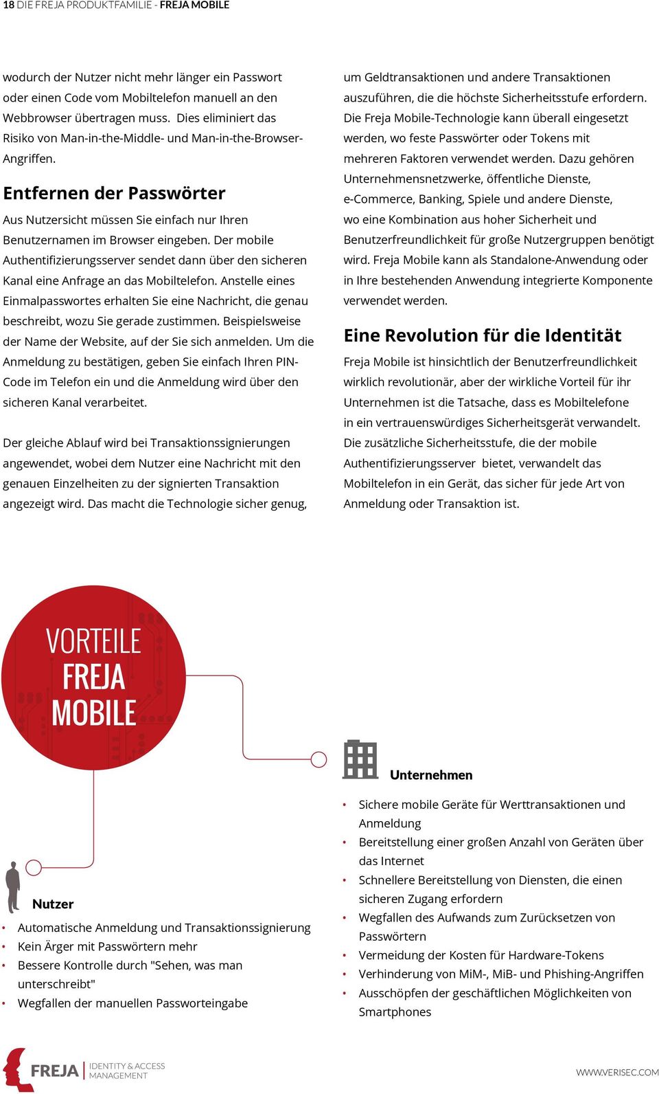 Der mobile Authentifizierungsserver sendet dann über den sicheren Kanal eine Anfrage an das Mobiltelefon.