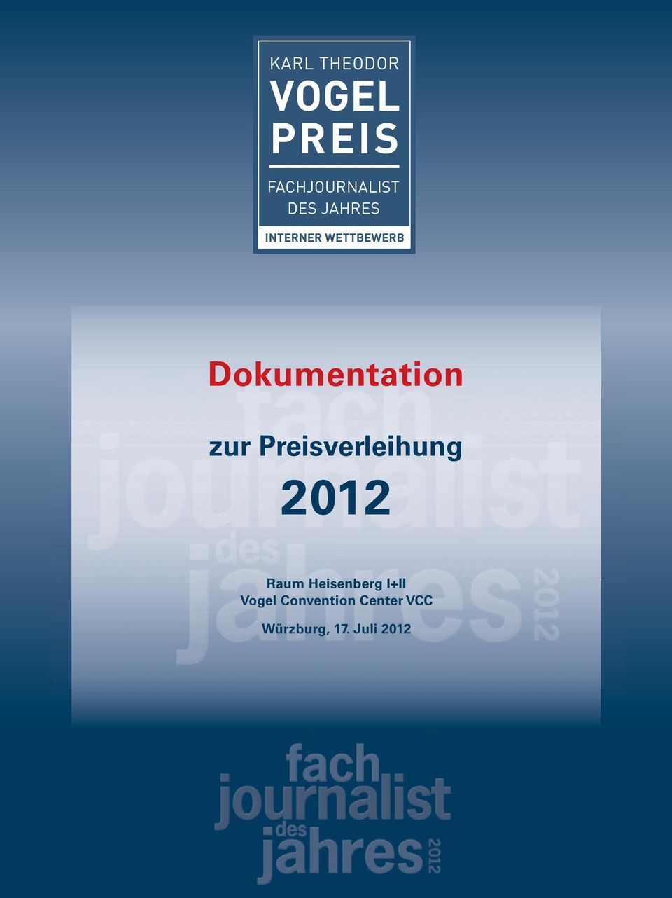Preisverleihung 2012 Raum Heisenberg I+II