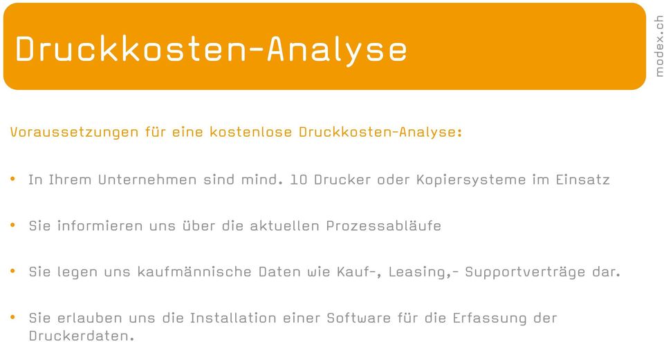 10 Drucker oder Kopiersysteme im Einsatz Sie informieren uns über die aktuellen