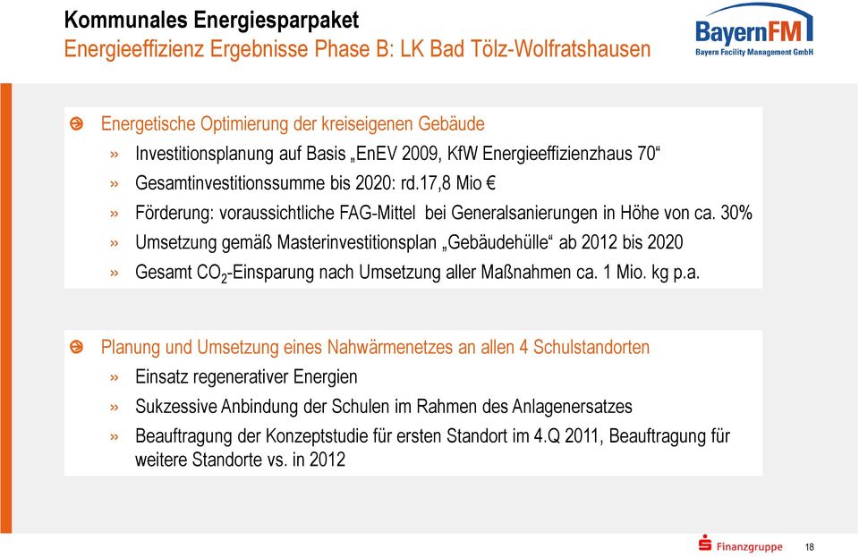 30%» Umsetzung gemäß Mas