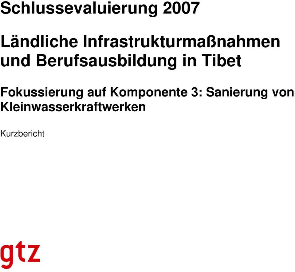 Berufsausbildung in Tibet Fokussierung