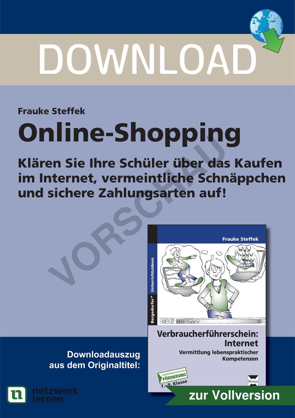 Bergedorfer Unterrichtsideen Frauke Steffek Downloadauszug aus dem Originaltitel: