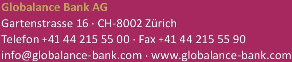 00. Fax +41 44 215 55 90