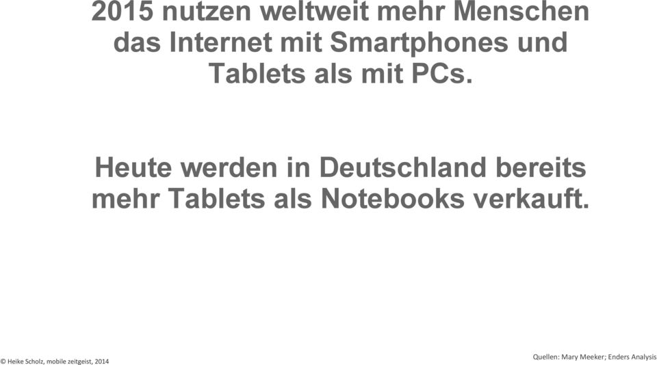 Heute werden in Deutschland bereits mehr Tablets