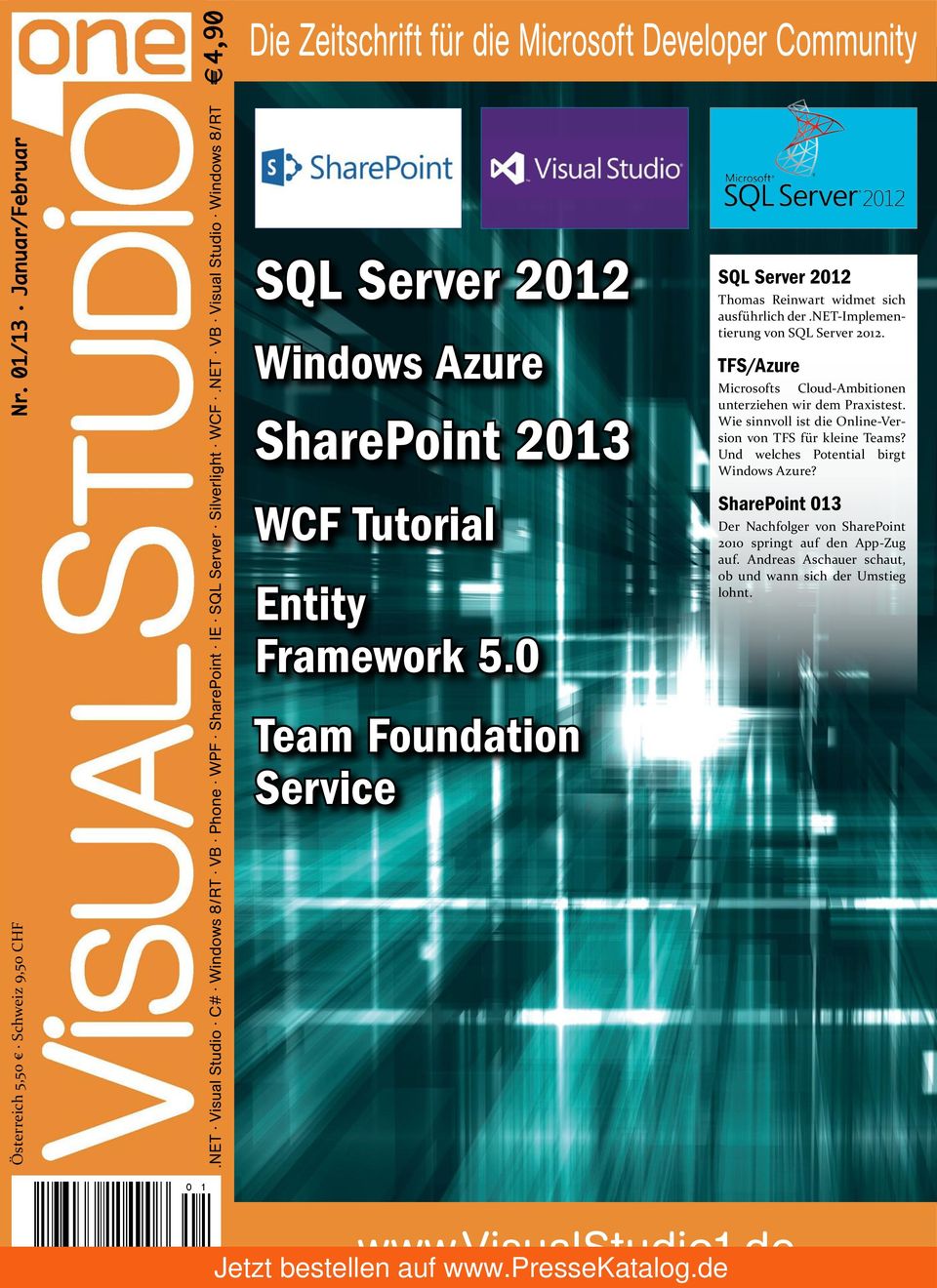 NET VB Visual Studio Windows 8/RT SQL Server 2012 Windows Azure SharePoint 2013 WCF Tutorial Entity Framework 5.
