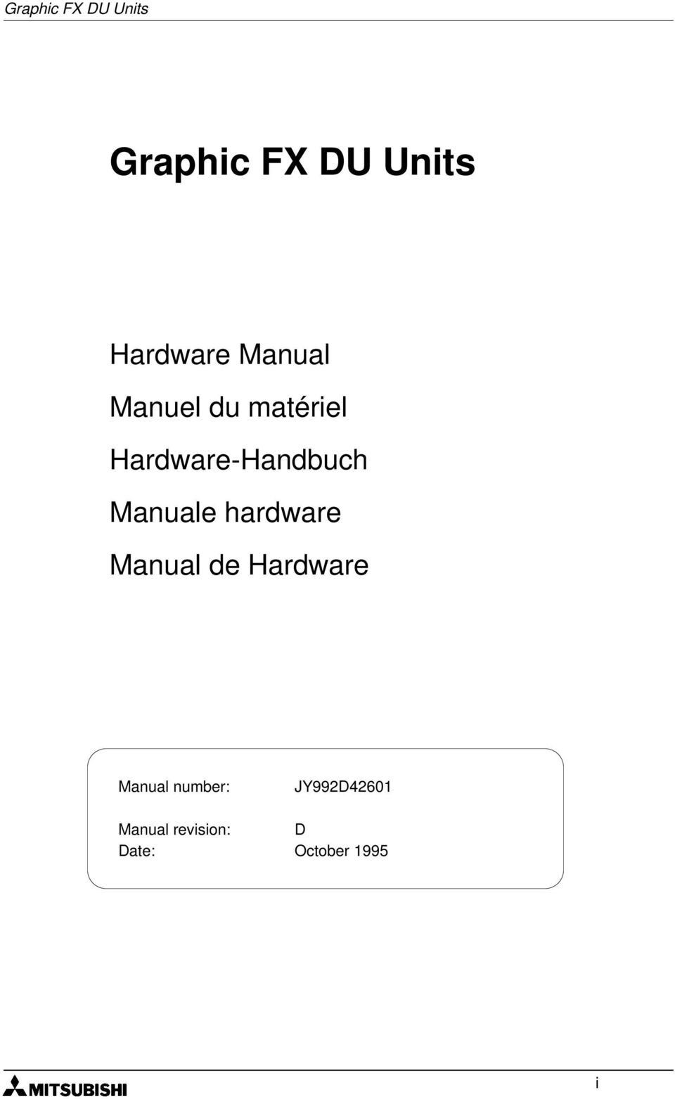 Manuale hardware Manual de Hardware Manual