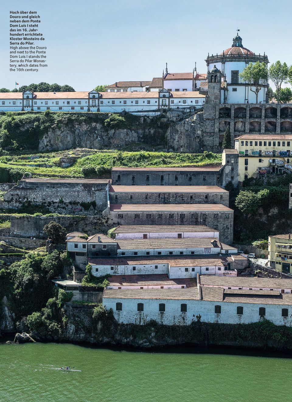 Jahr hundert errichtete Kloster Mosteiro da Serra do Pilar.
