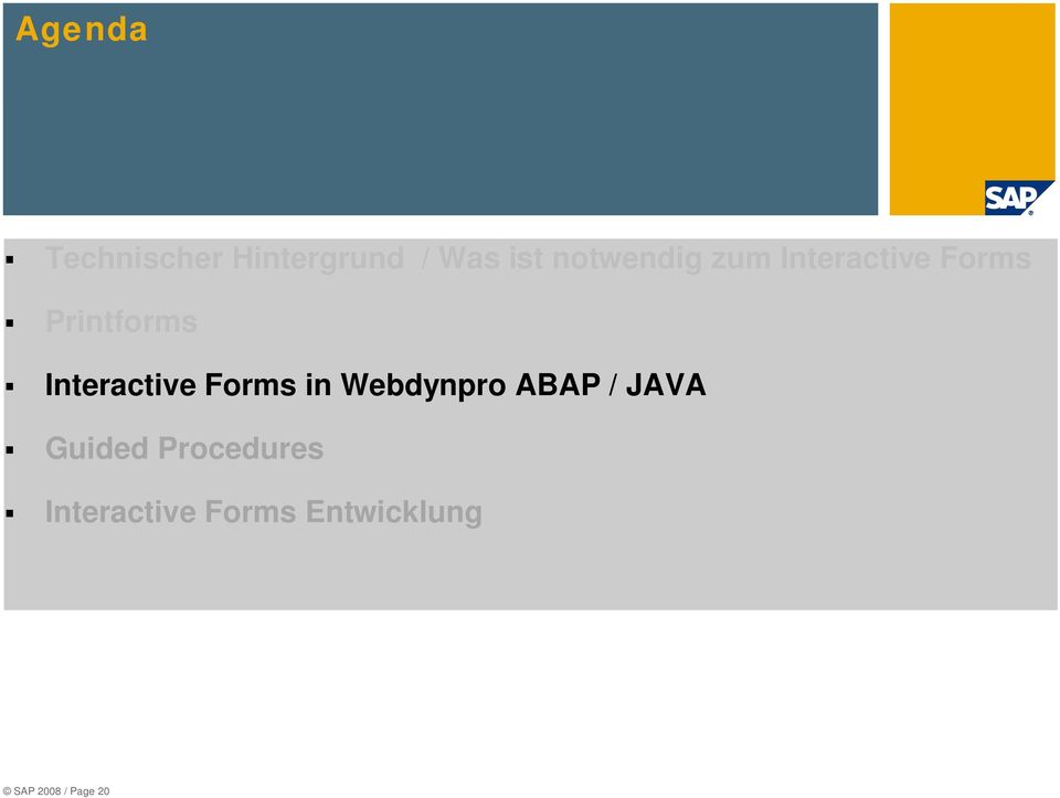 Interactive Forms in Webdynpro ABAP / JAVA