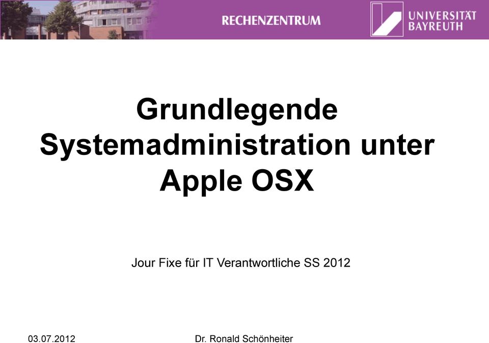 unter Apple OSX Jour