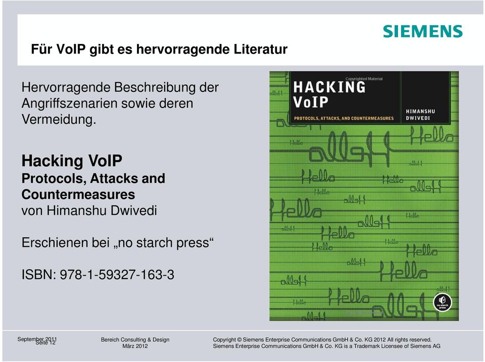 Hacking VoIP Protocols, Attacks and Countermeasures von Himanshu