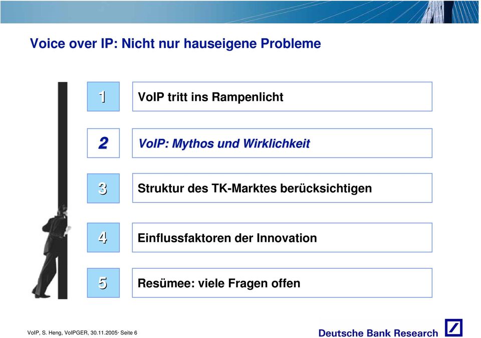 TK-Marktes berücksichtigen 4 Einflussfaktoren der Innovation 5