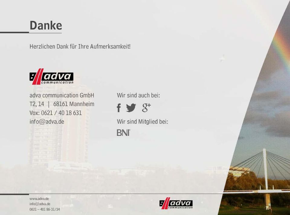 adva communication GmbH T2, 14 68161