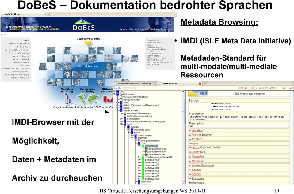 multi-modale/multi-mediale Ressourcen