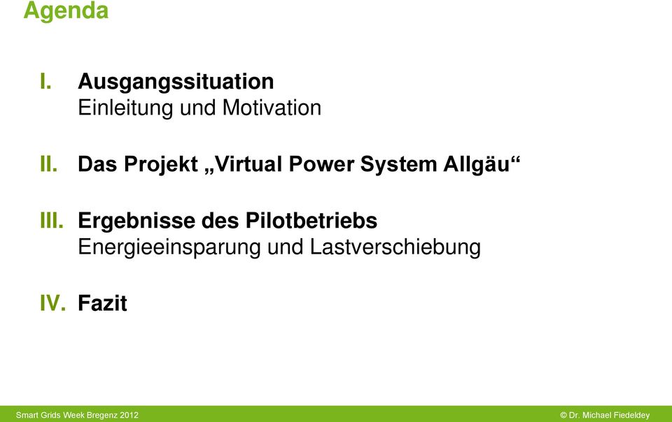 II. Das Projekt Virtual Power System Allgäu