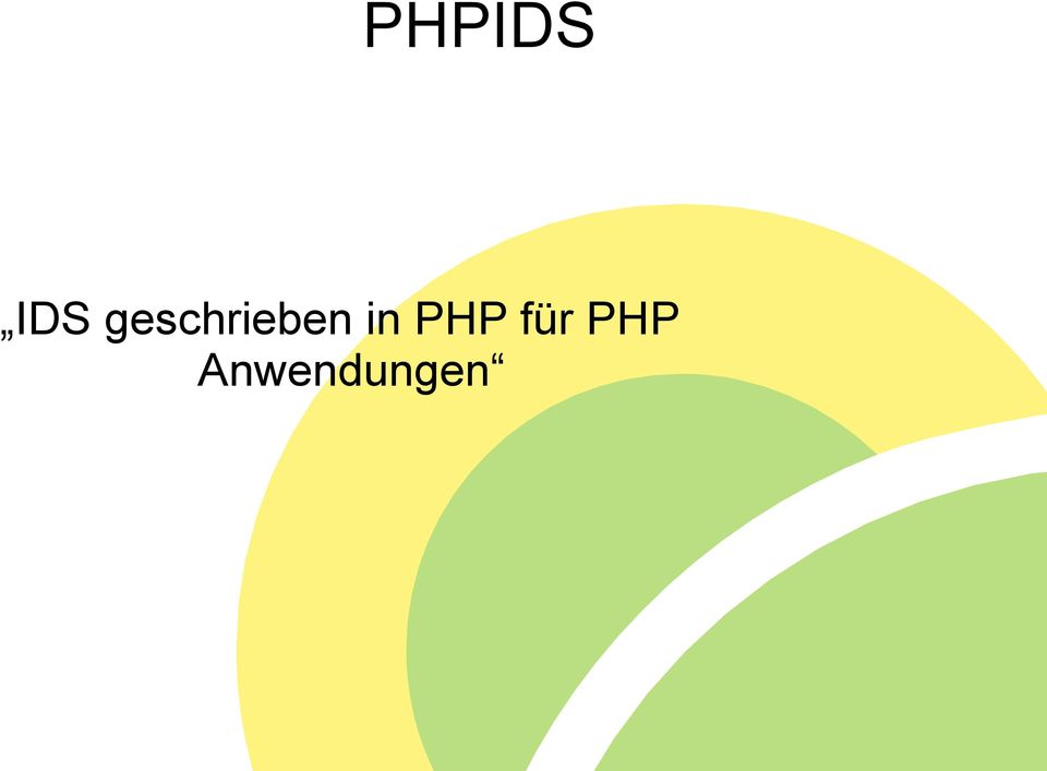 in PHP für