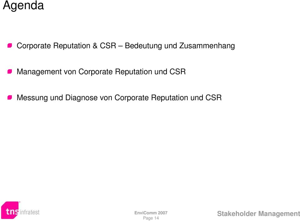 Corporate Reputation und CSR Messung und