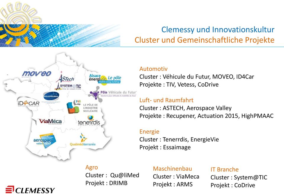 Recupener, Actuation 2015, HighPMAAC Energie Cluster : Tenerrdis, EnergieVie Projekt : Essaimage Agro Cluster :