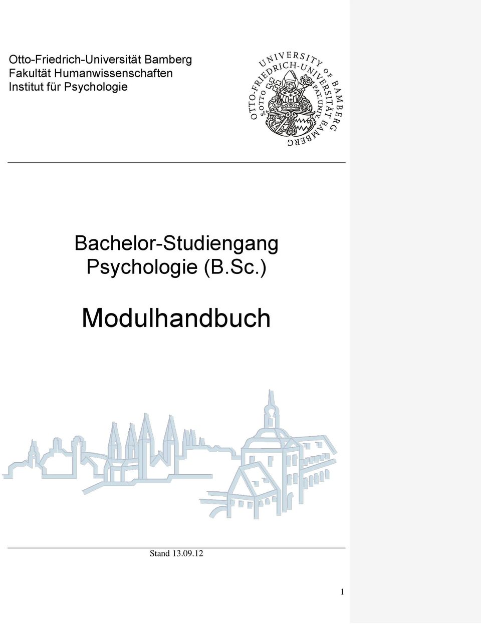 für Psychologie Bachelor-Studiengang