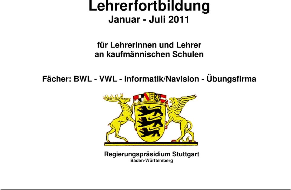 Schulen Fächer: BWL - VWL - Informatik/Navision
