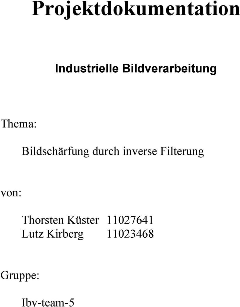 Thorsten Küster 11027641