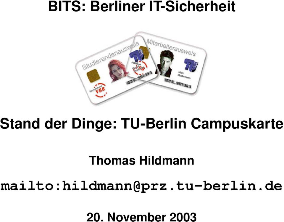 Campuskarte Thomas Hildmann