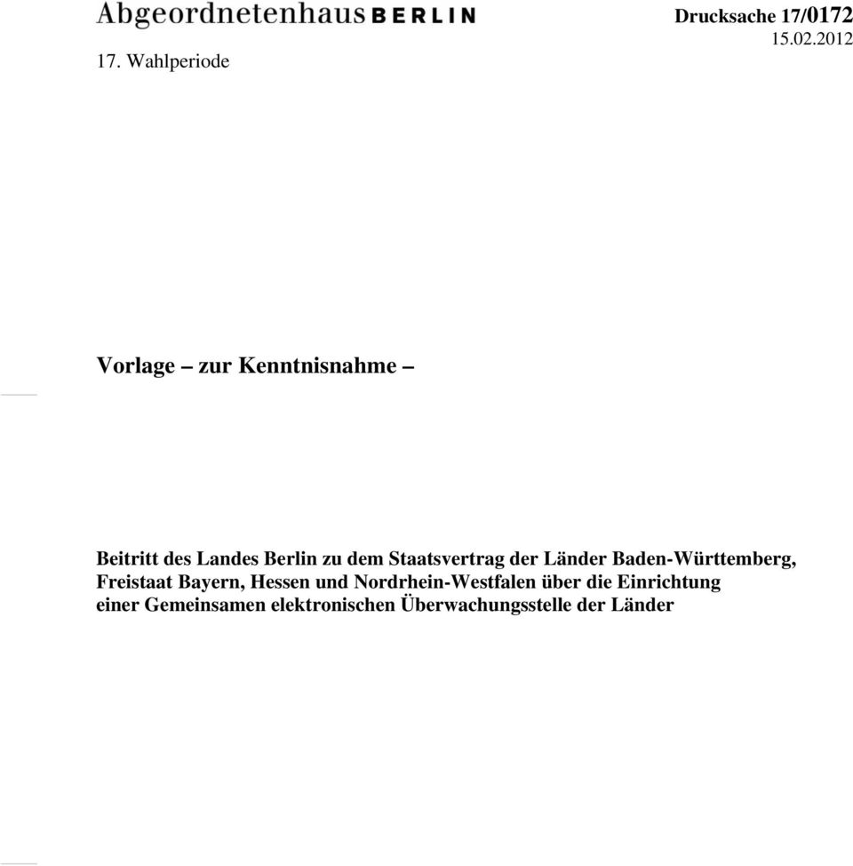 Staatsvertrag der Länder Baden-Württemberg, Freistaat Bayern, Hessen