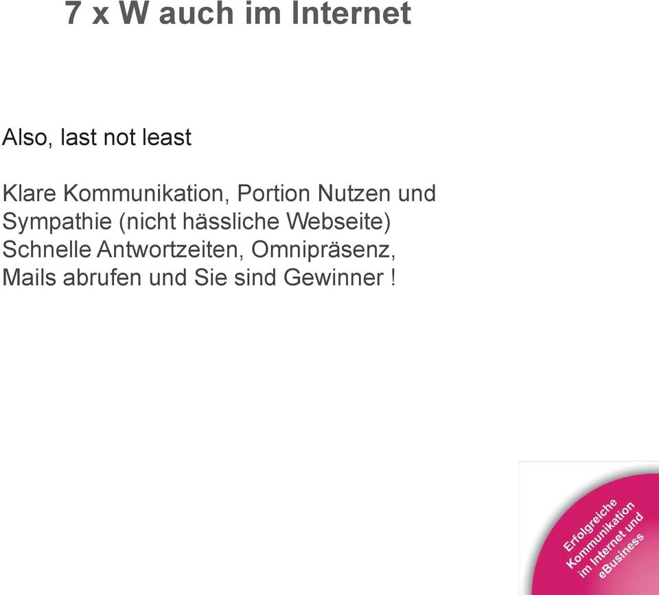 Sympathie (nicht hässliche Webseite) Schnelle