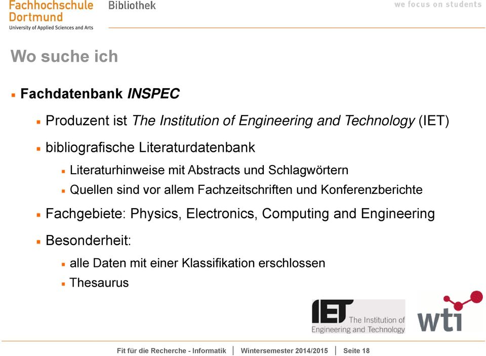 Fachzeitschriften und Konferenzberichte Fachgebiete: Physics, Electronics, Computing and Engineering