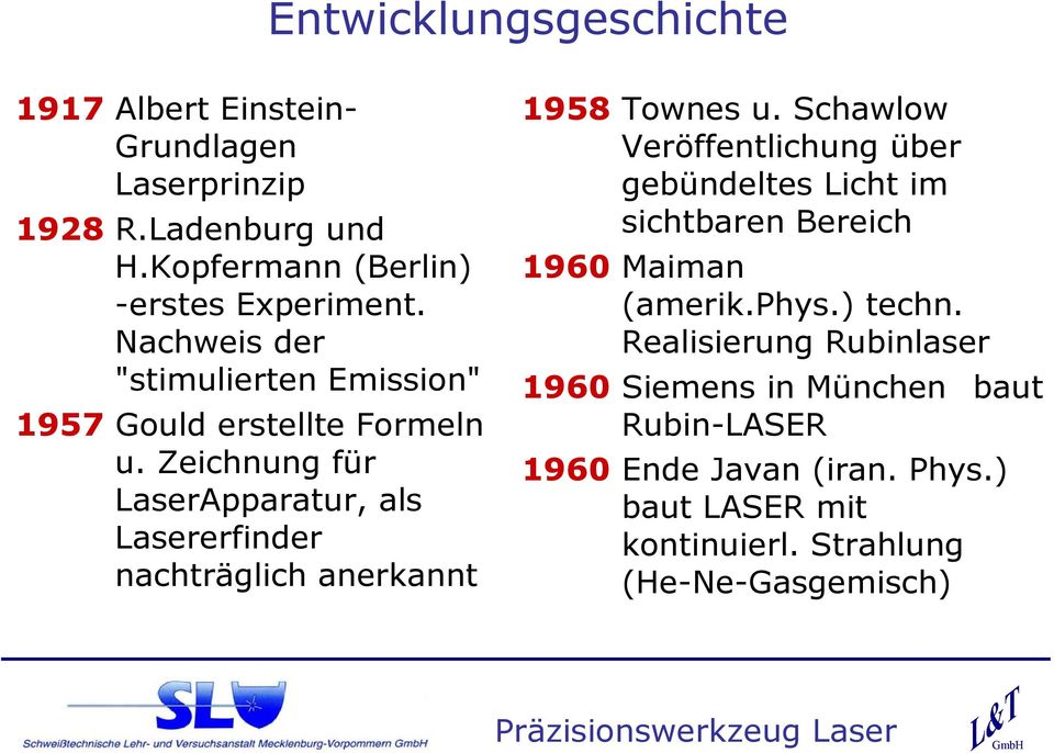 Zeichnung für LaserApparatur, als Lasererfinder nachträglich anerkannt 1958 Townes u.