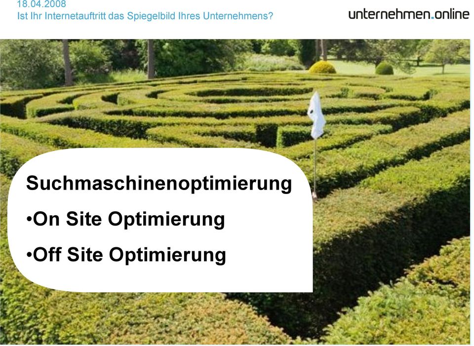 On Site Optimierung Off Site