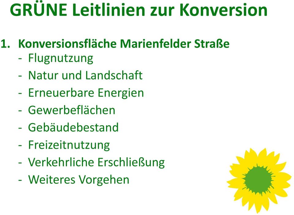 Natur und Landschaft - Erneuerbare Energien -