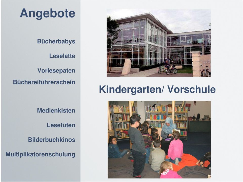 Kindergarten/ Vorschule Medienkisten