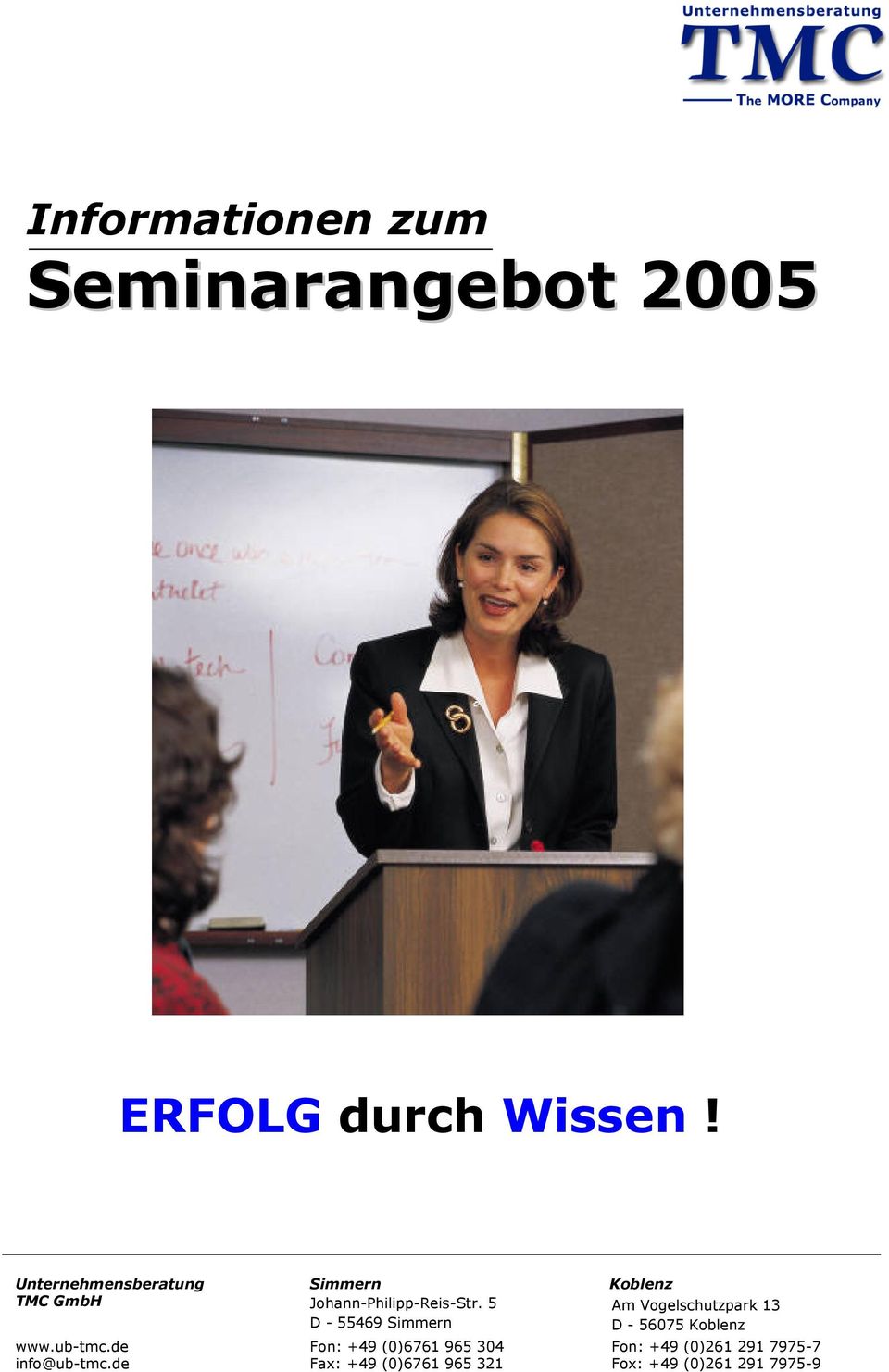 Seminarangebot