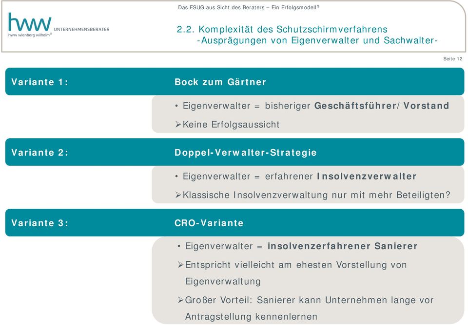 erfahrener Insolvenzverwalter Klassische Insolvenzverwaltung nur mit mehr Beteiligten?