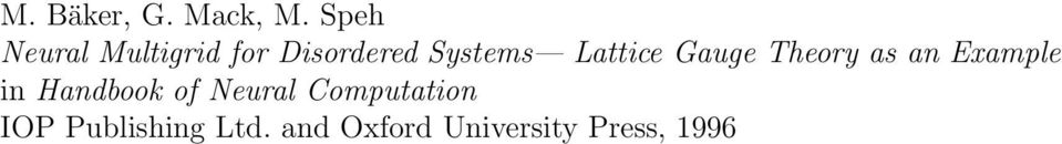 Lattice Gauge Theory as an Example in