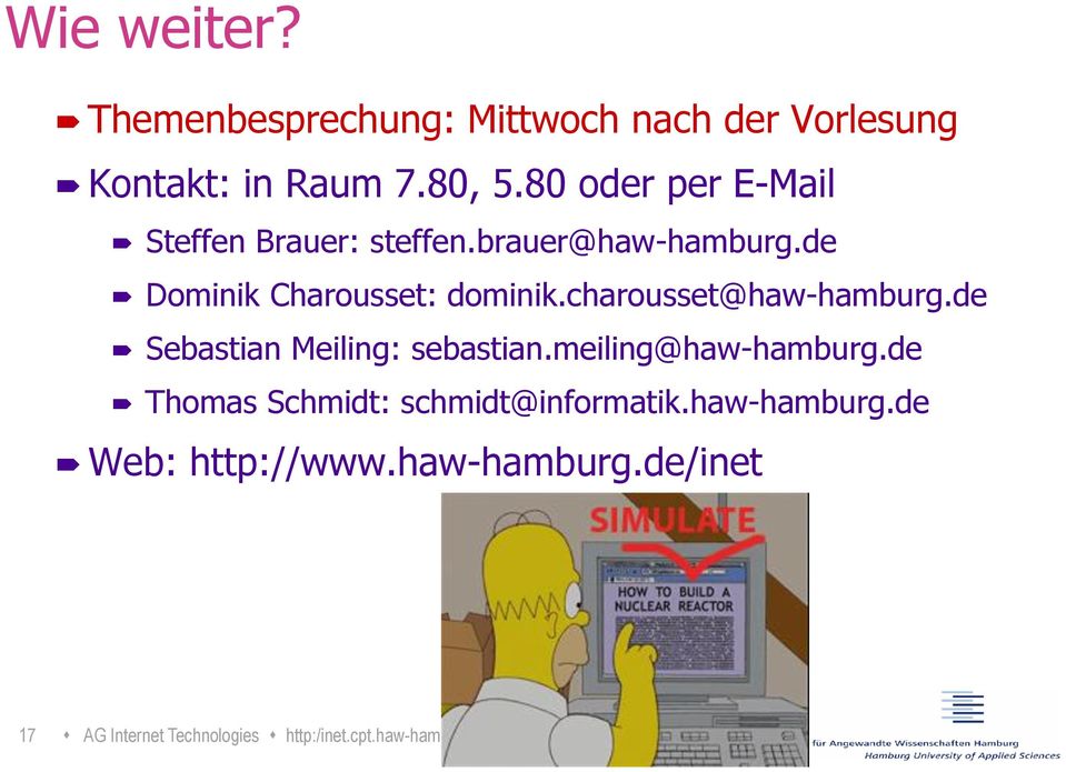 charousset@haw-hamburg.de Sebastian Meiling: sebastian.meiling@haw-hamburg.